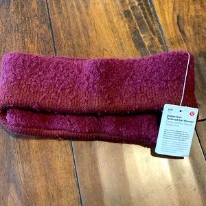 NWT : Lululemon ombré knit textured ear warmer